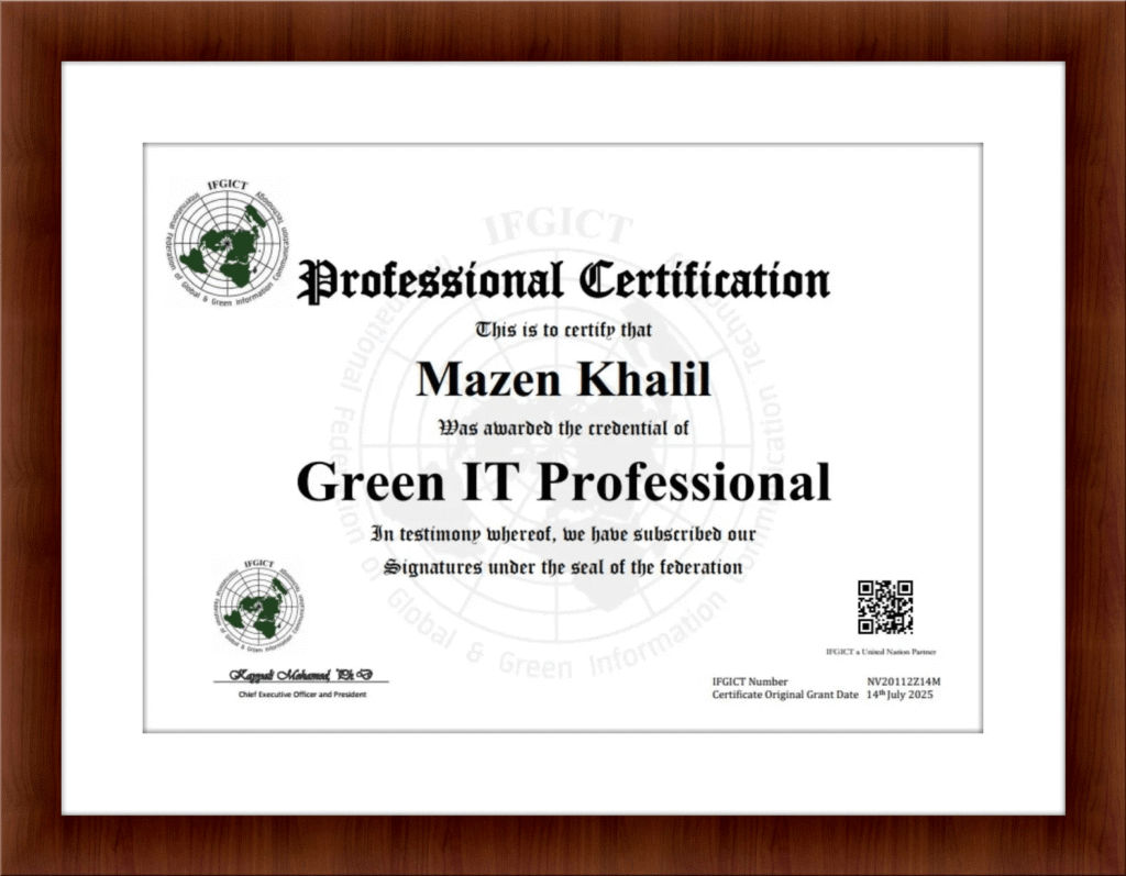 Green IT course