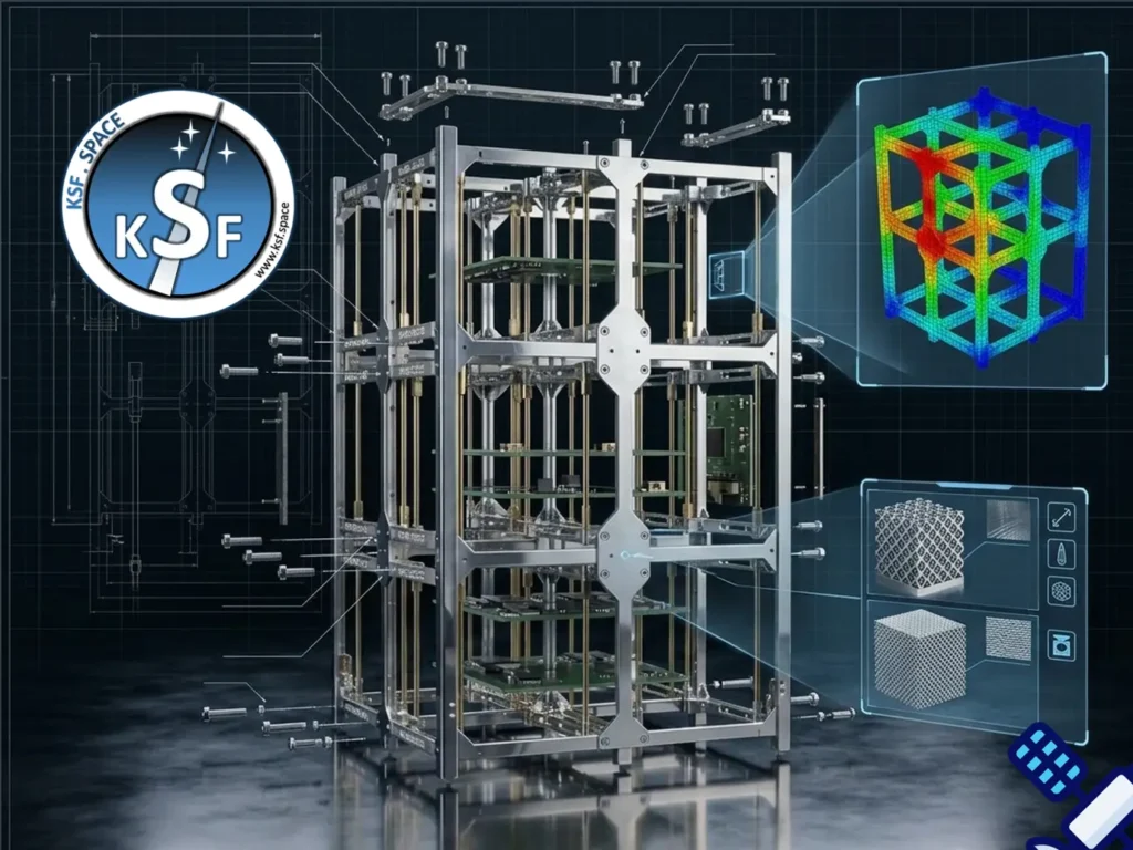 12u chassis frame structure cubesat nanosatellite